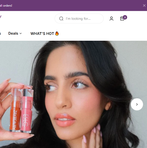 Zay Beauty Website